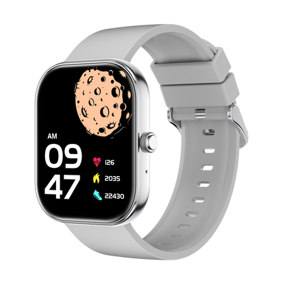 Smartwatch SWS5 — infografía de funciones inteligentes