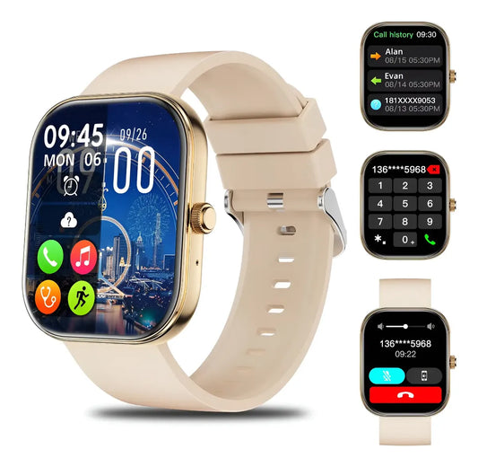Smartwatch Reloj Inteligente Bluetooth Negro / Dorado