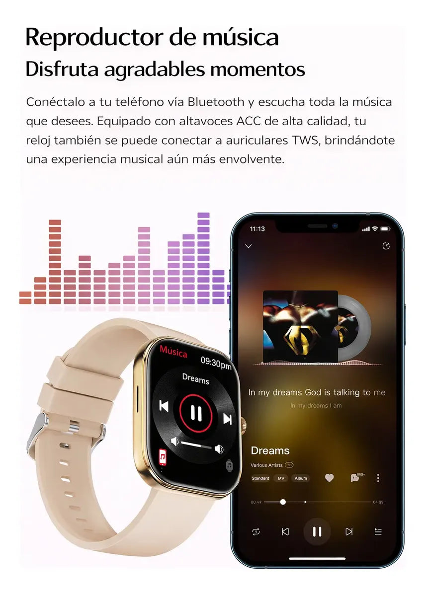 Smartwatch SWS5 con batería hasta 50 días en espera