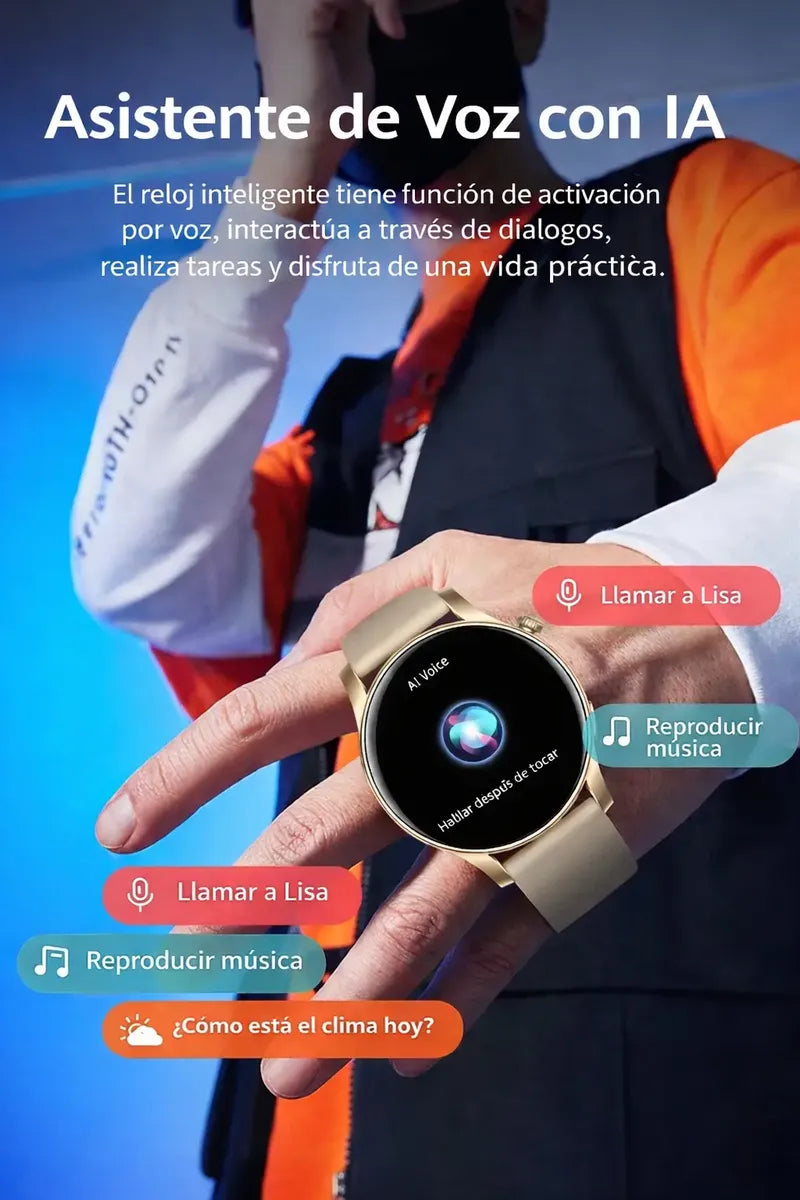 Reloj Inteligente Smartwatch Amoled 1.43 Nfc Bluetooth Ip67