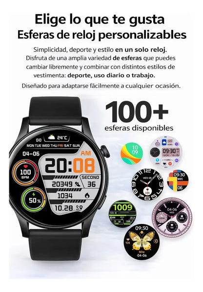Reloj Inteligente Smartwatch Amoled 1.43 Nfc Bluetooth Ip67