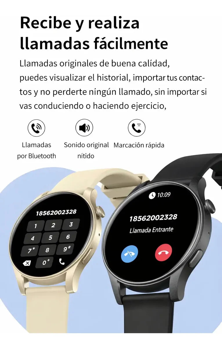 Reloj Inteligente Smartwatch Amoled 1.43 Nfc Bluetooth Ip67