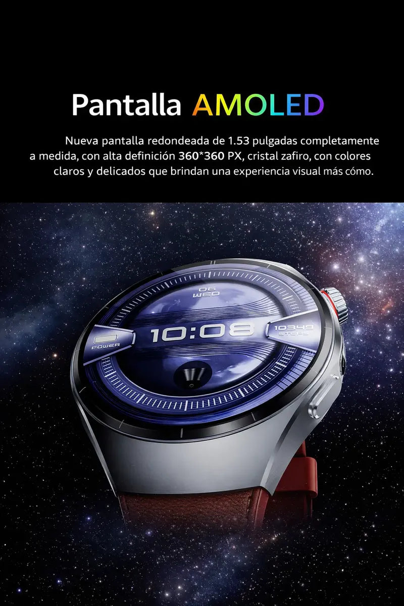 Smartwatch Amoled 1.53 Llamadas Bluetooth Ip68 Batería 300ma