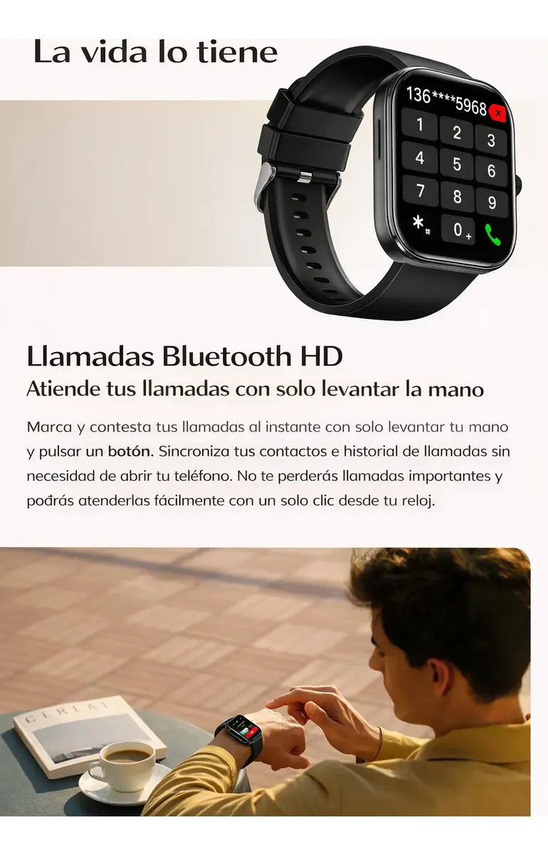 Reloj SWS5 con resistencia al agua IP68