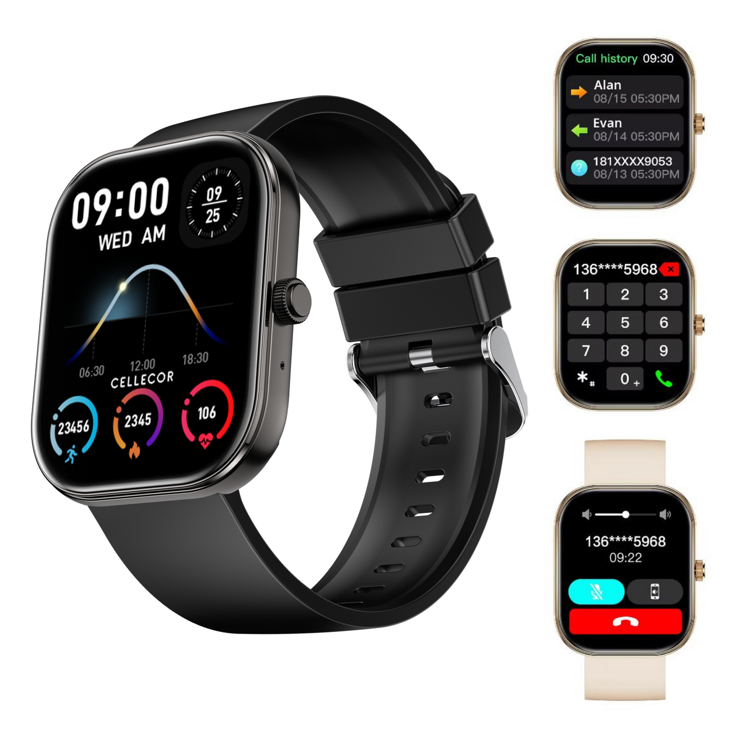 Smartwatch SWS5 — Llamadas Bluetooth | Pantalla HD 2.01" | IP68
