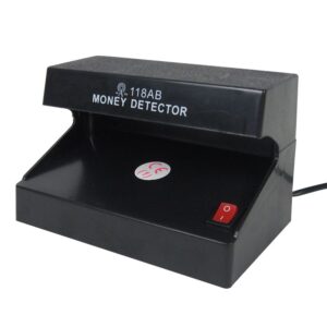 Detector de Billetes Falsos con Luz Ultravioleta