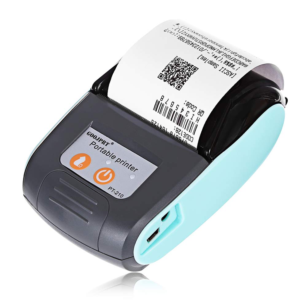 Impresora Térmica Bluetooth PT-210 | 58mm Recargable Portátil - Imagen 2